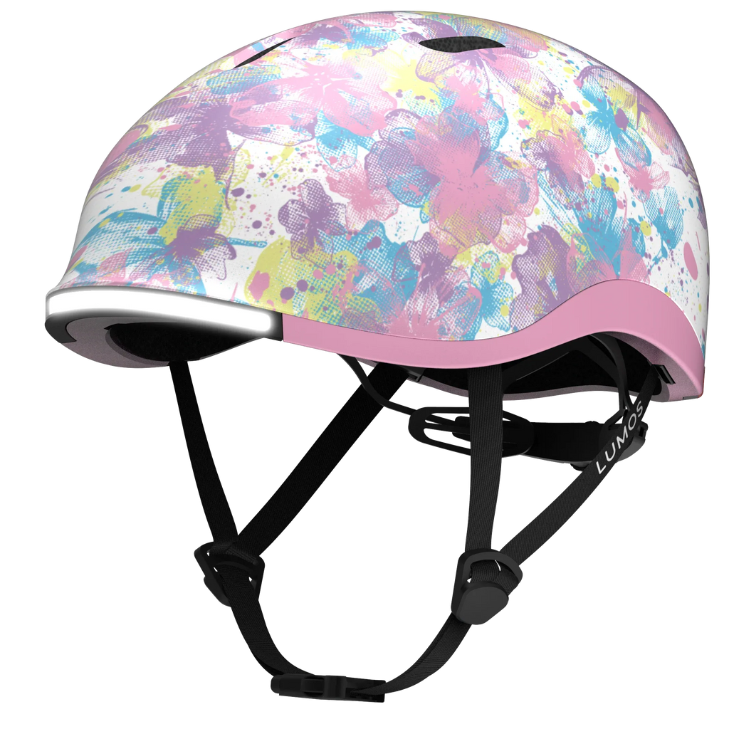 Lumos Nyxel Kids Bike Helmet - Lumos Helmet US - Blossom
