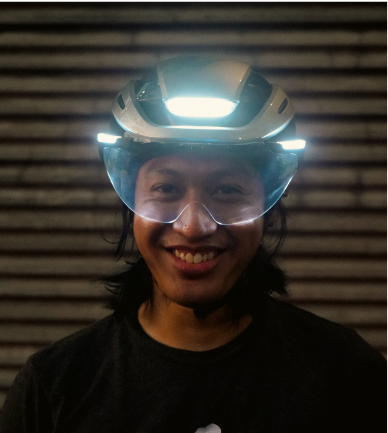 +cool +bike +helmet ILM Adult Bike Helmet with LED Front Back Light Bicycle Helmets E3-10L(Gray, X-Small) : Sports & Outdoors a refined fit Lumos | The World's Smartest