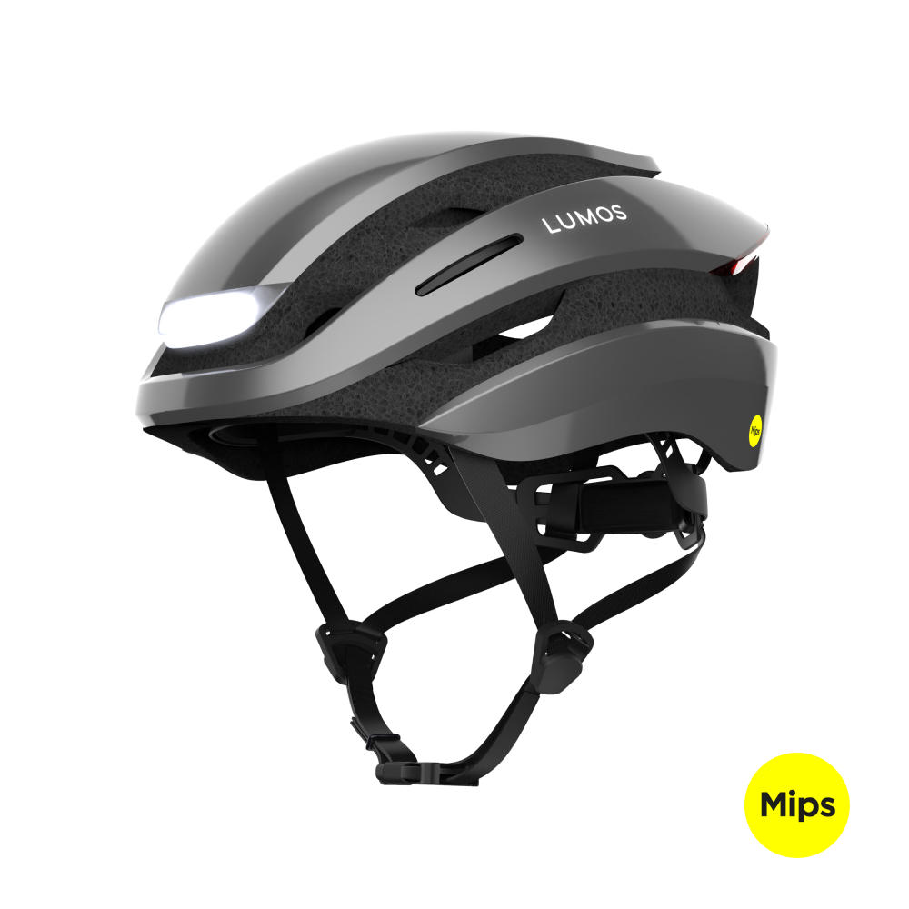 allintitile: smart bike helmet Lumos Ultra Helmet Ash Grey / MIPS / XL (61-65cm)
