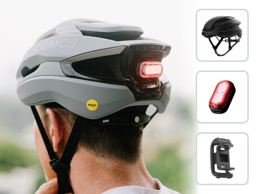 LUMOS Bundle de casco Ultra Fly MIPS + luz de casco Firefly LED - bike LUMOS Bundle de casco Ultra Fly MIPS + luz de casco Firefly LED - bike