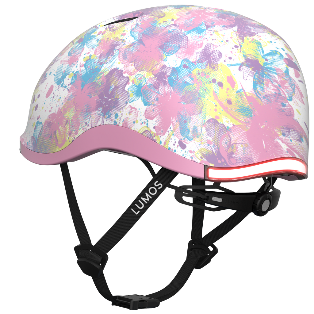 Lumos Nyxel Kids Bike Helmet - Lumos Helmet US - Blossom