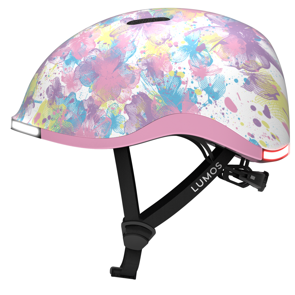 Lumos Nyxel Kids Bike Helmet - Lumos Helmet US - Blossom