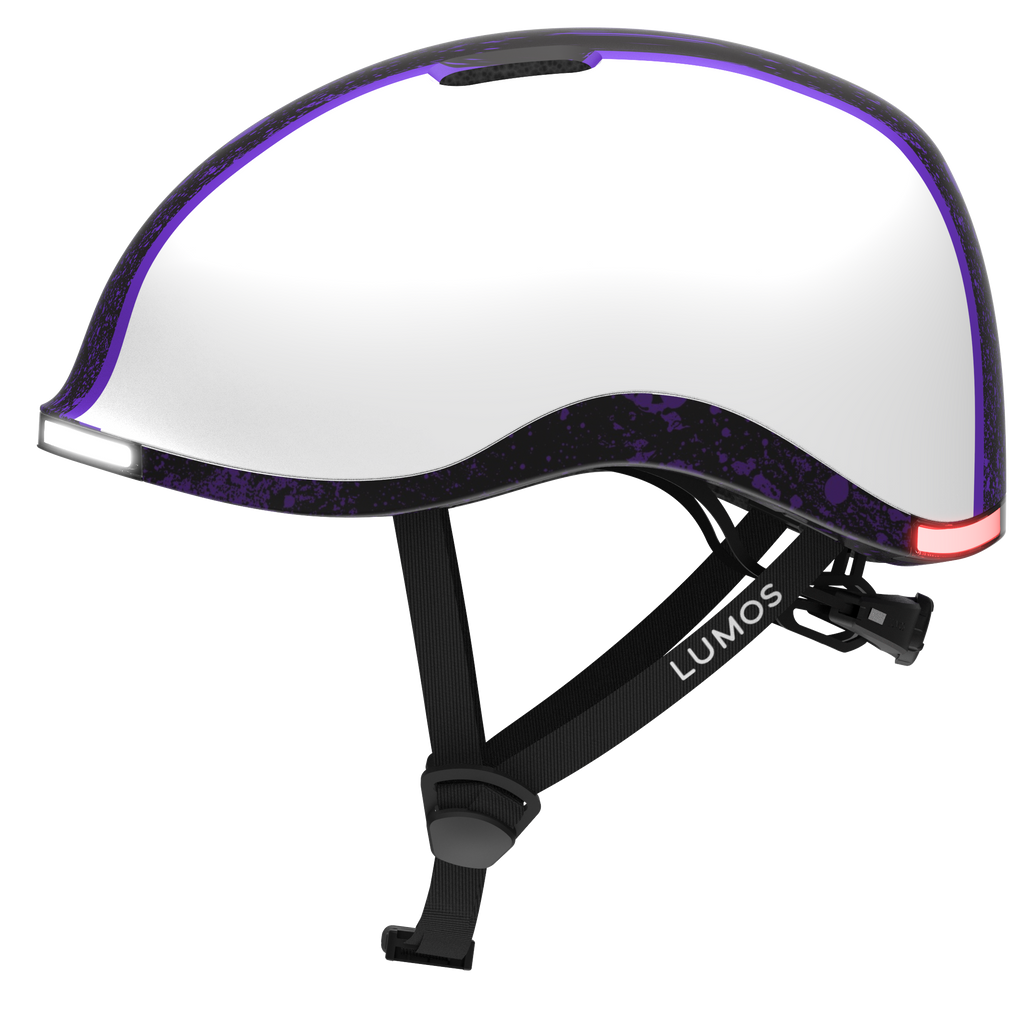 Lumos Nyxel Kids Bike Helmet - Lumos Helmet US - Purple Overspray