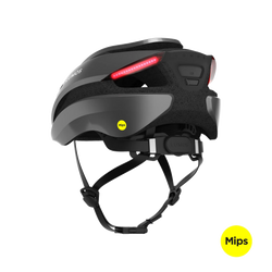 Lumos Ultra helmet | Ash Grey | Mips | Rear angled