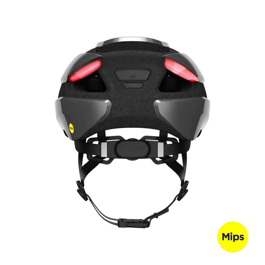 Lumos Ultra helmet | Ash Grey | Mips | Rear