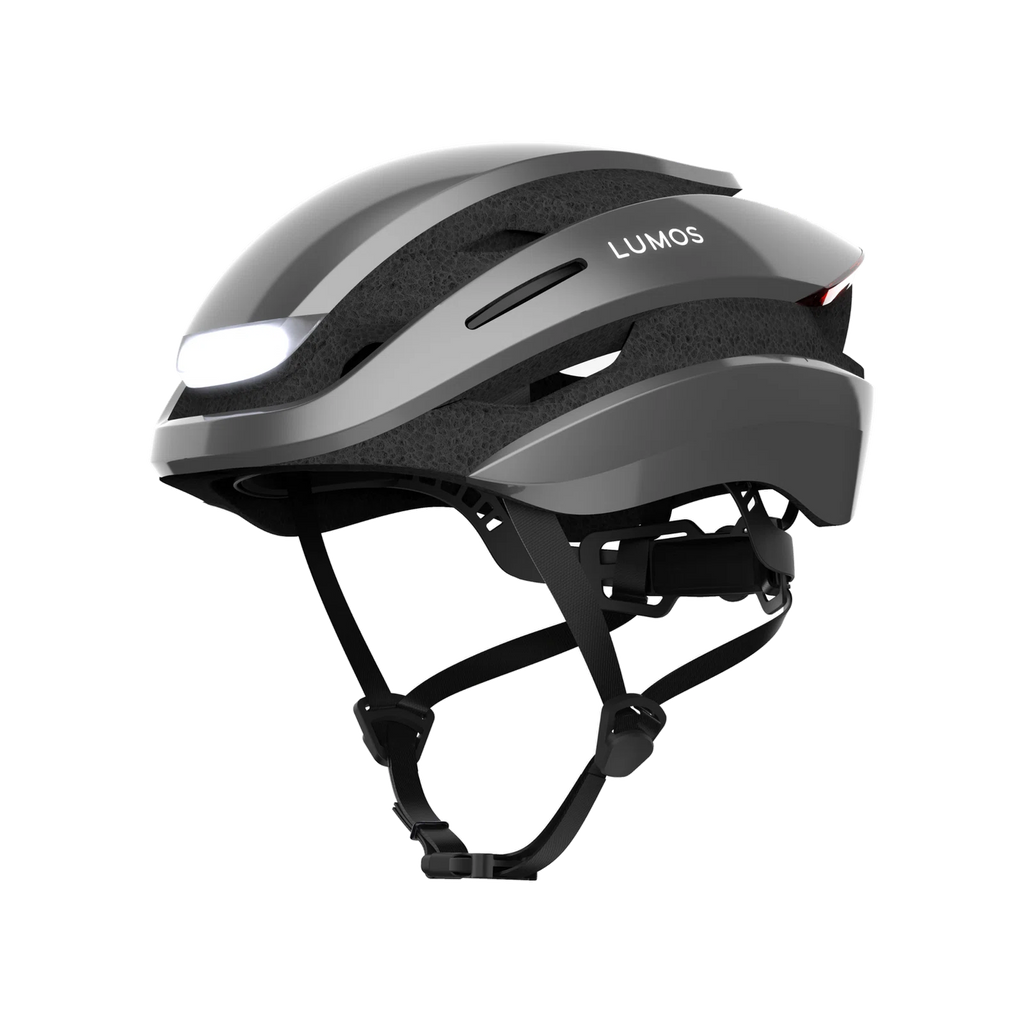 Lumos Ultra helmet | Ash Grey | Standard | Front angled