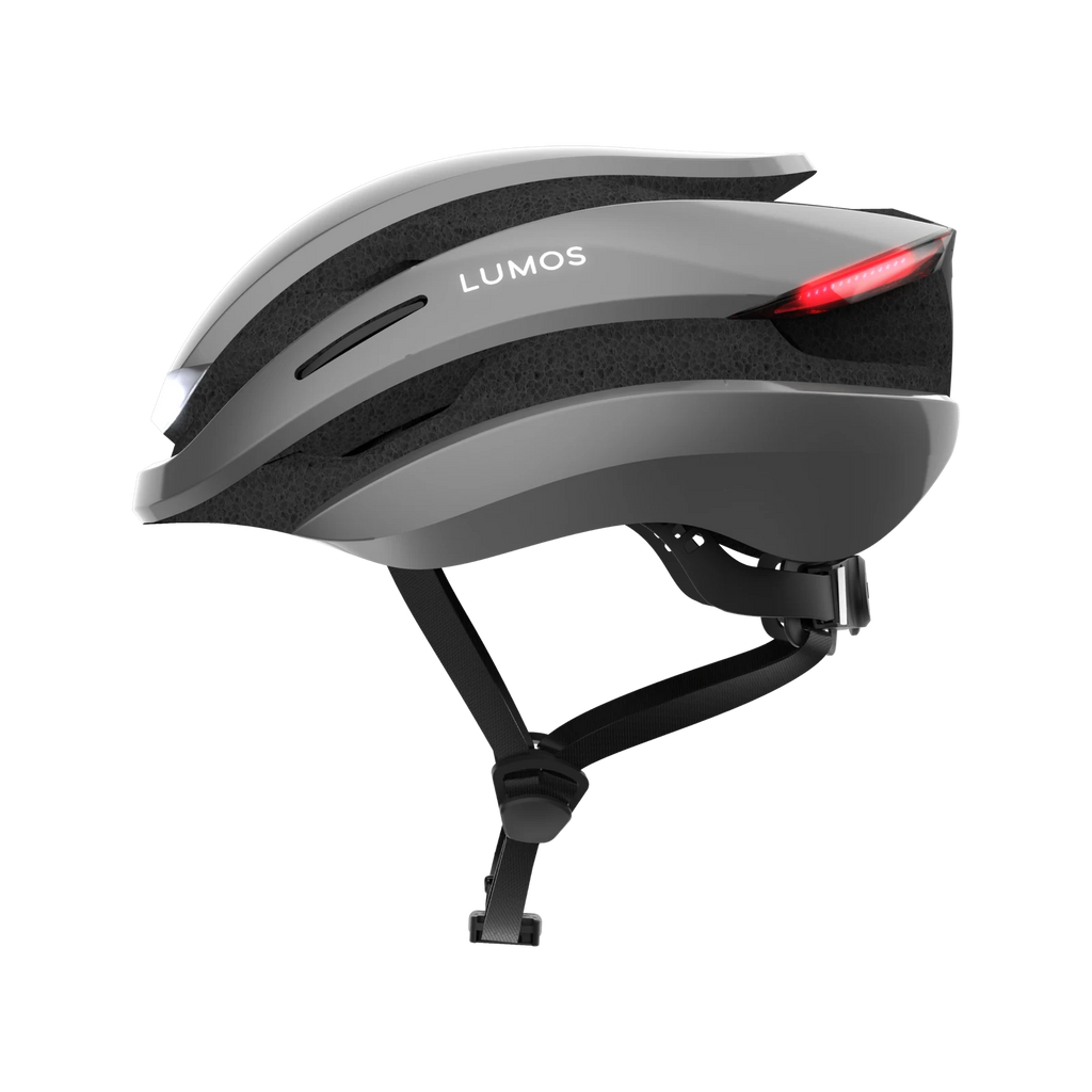 Lumos Ultra helmet in Ash Grey, Standard, side view