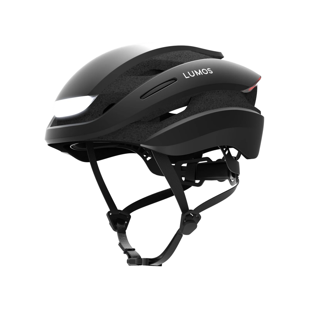 Lumos Ultra helmet | Charcoal Black | Standard | Front angled