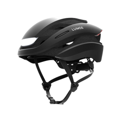 Lumos Ultra helmet | Charcoal Black | Standard | Front angled