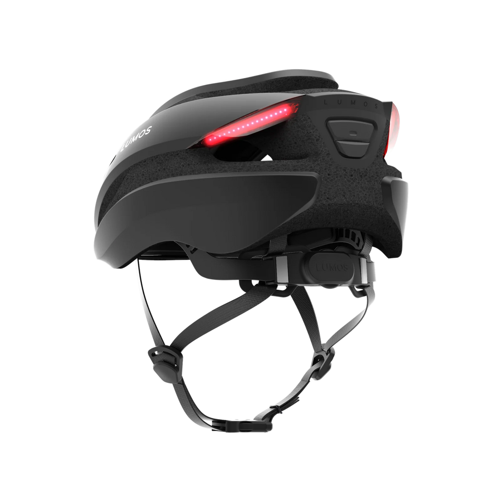 Lumos Ultra helmet | Charcoal Black | Standard | Rear angled