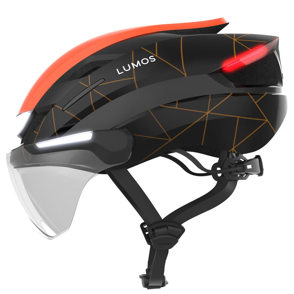 Lumos Ultra E-Bike helmet in Cinder Trail, Standard, side view