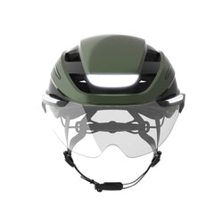 Lumos Ultra E-Bike helmet in Emerald Green, Standard, front view