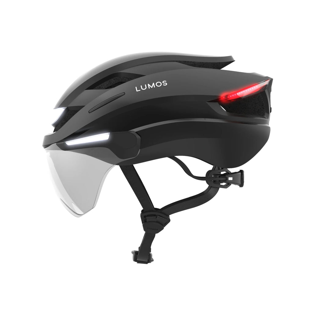 Lumos Ultra E-Bike helmet in Onyx Black, Standard, side view