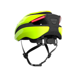 Lumos Ultra helmet | Electric Lime | Standard | Rear angled