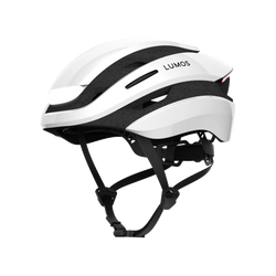 Lumos Ultra helmet | Jet White | Standard | Front angled