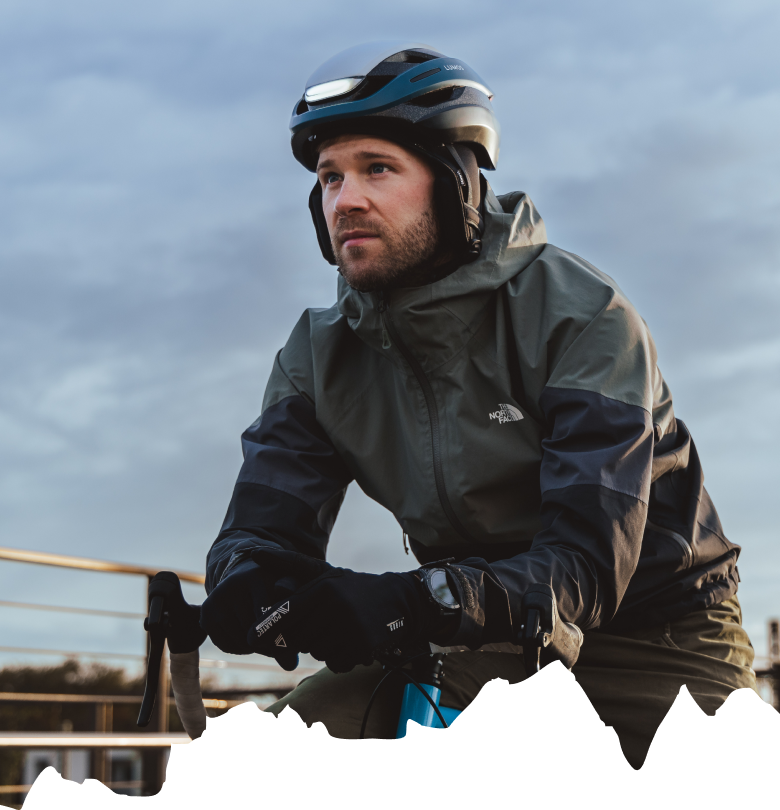 Winter bicycle helmet hotsell