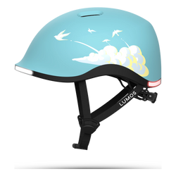 Lumos Nyxel Smart Bike Helmet — Fly High — standard