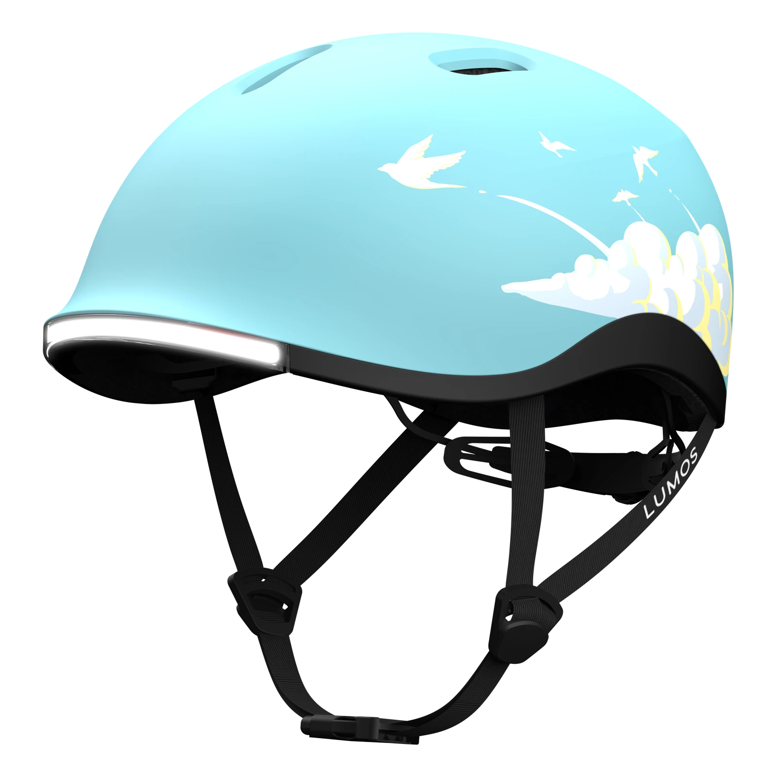 Lumos Nyxel Smart Bike Helmet — Fly High — standard